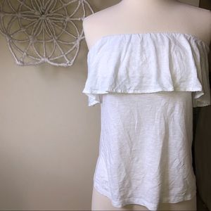 Lilly Pulitzer Pima Cotton Ruffle Tube Top